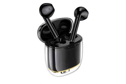 hoco Lilly Bluetooth TWS Headset in Crystal Clear Case | EW52